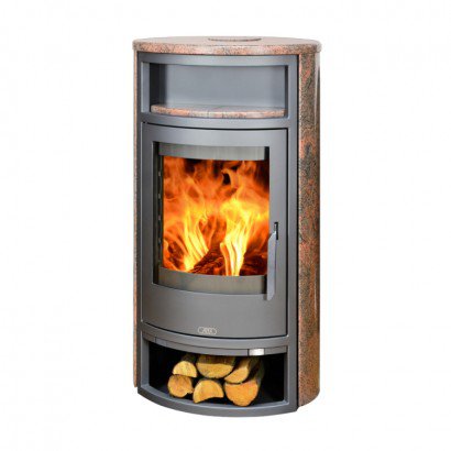 Печь-камин Polar 4 гранит парадизо_0 Печь-камин Polar 4 гранит парадизо_0