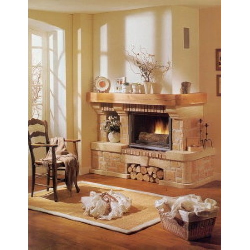 Каминная облицовка La Romaine Brabant Пристенно-угловая_0 Каминная облицовка La Romaine Brabant Пристенно-угловая_0