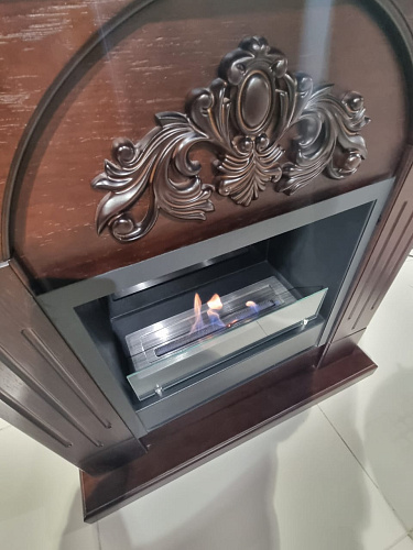 Каминокомплект Firezo Adatto Коричневый (выставочный образец)_3