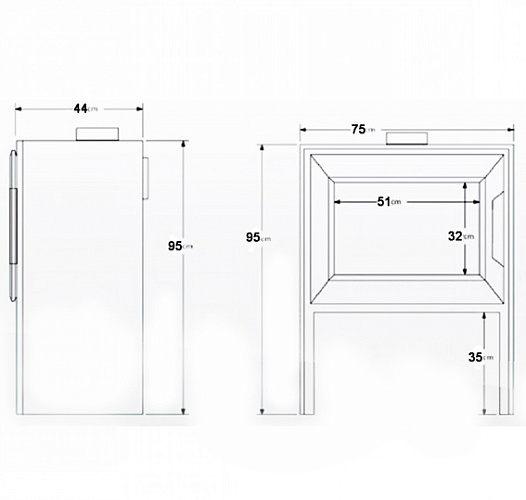 Печь BASALTE Bucher Taupe (Supra)_1 Печь BASALTE Bucher Taupe (Supra)_1