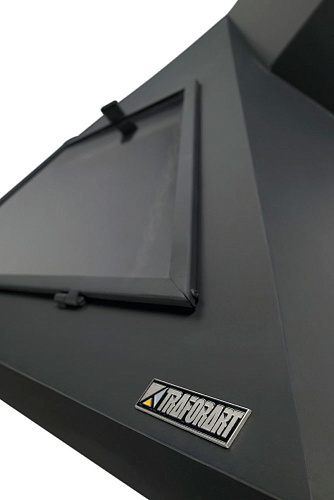 Камин Madrid, наклонная труба влево, черный (Traforart)_2 Камин Madrid, наклонная труба влево, черный (Traforart)_2