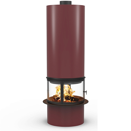 Камин Diamante, центральный, со стеклом, RAL (Traforart)_1 Камин Diamante, центральный, со стеклом, RAL (Traforart)_1