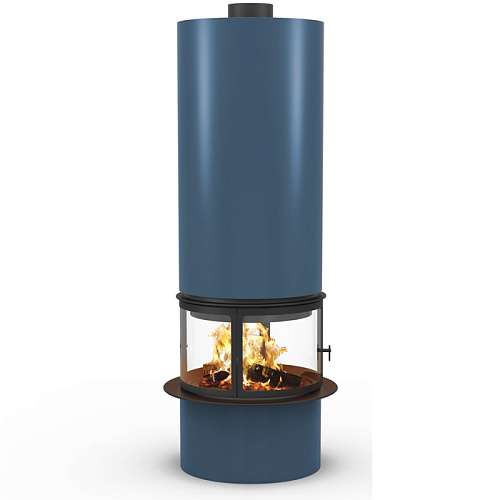 Камин Diamante, центральный, со стеклом, RAL (Traforart)_0 Камин Diamante, центральный, со стеклом, RAL (Traforart)_0