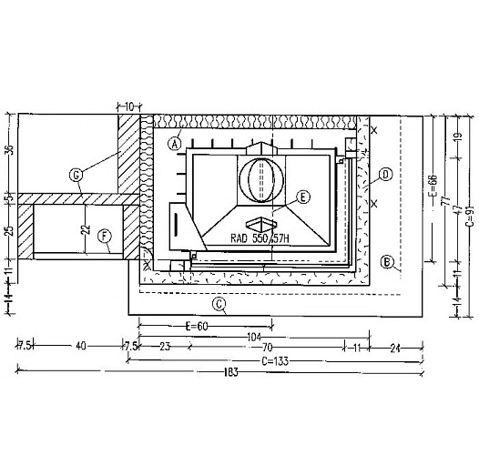Облицовка 11/232 Granit Naturschwar, лев. (Hark)_1 Облицовка 11/232 Granit Naturschwar, лев. (Hark)_1