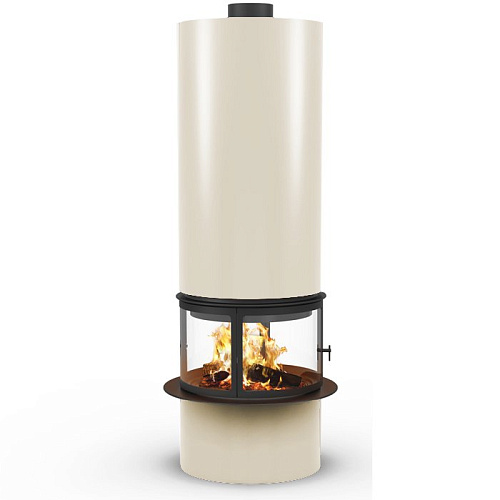 Камин Diamante, центральный, со стеклом, RAL (Traforart)_2 Камин Diamante, центральный, со стеклом, RAL (Traforart)_2